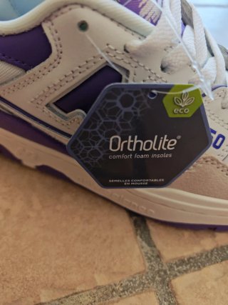 Zapatillas New Balance 550 Morado/Blanco
