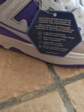 Zapatillas New Balance 550 Morado/Blanco