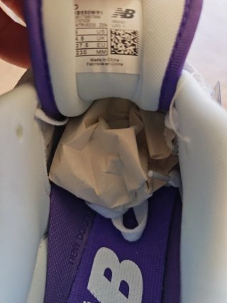 Zapatillas New Balance 550 Morado/Blanco