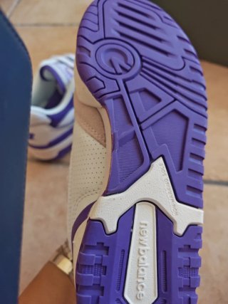 Zapatillas New Balance 550 Morado/Blanco