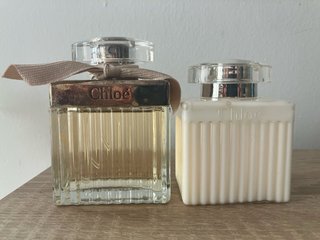 Perfum Chloe i  body lotion