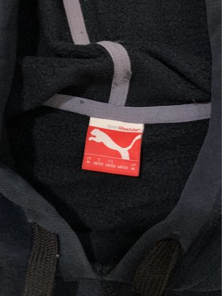 Sudadera Puma con capucha negra
