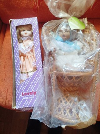 2 Muñecas Porcelana Lovely Bonnie
