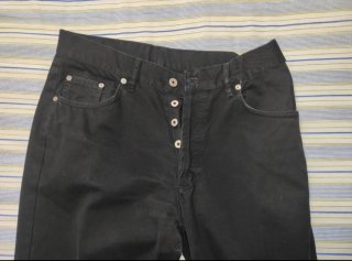 Pantalón vaquero negro hombre