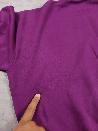 Felpa Diadora Vintage Viola Made in Italy