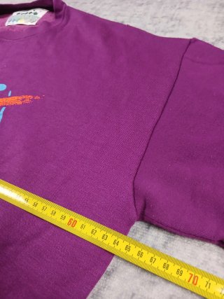 Felpa Diadora Vintage Viola Made in Italy