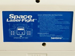 Bambino Space Laser Fight 1983 Retro Game