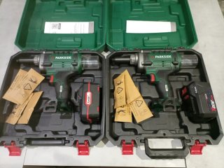 2x Rivettatrice Parkside a Batteria