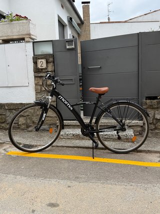 Bicicleta Moma 28 Hybrid Nera