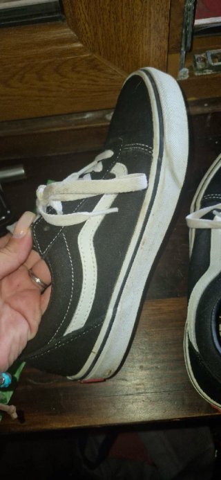 Zapatillas Vans Negras y Blancas Nuevas