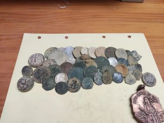 Lote monedas antiguas.