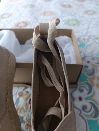 Alpargatas beige mujer talla 38