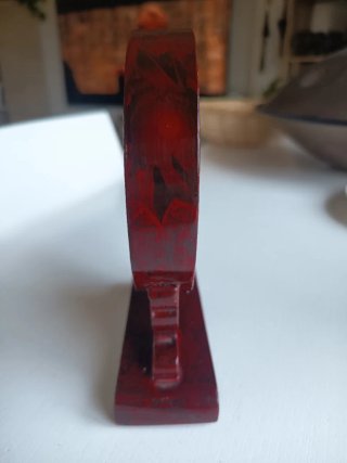 Figura decorativa china de madera