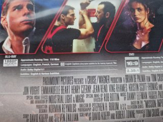 Mission Impossible Blu Ray & DVD - Nuevo Sellado