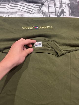 Camiseta Tommy Jeans Verde Talla M