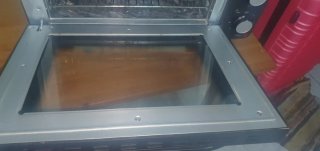 Horno Mandine Negro y Plateado