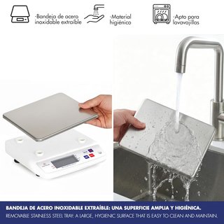 Louis Tellier balanza electrónica cocina 10kg