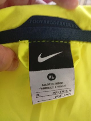 Cortavento Nike FC Barcelona Giallo XL