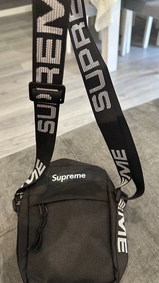 Bolso bandolera Supreme negro nuevo