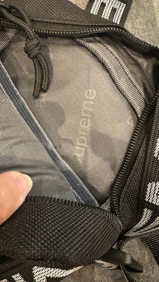 Bolso bandolera Supreme negro nuevo