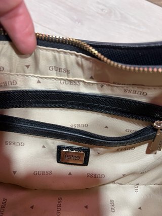 Bolso Hombro Guess Noelle Negro Original