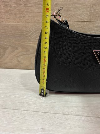 Bolso Hombro Guess Noelle Negro Original