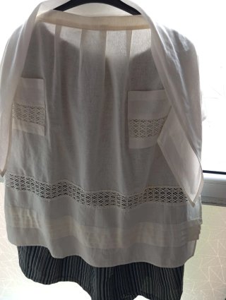 Traje vasca gris y negro XL