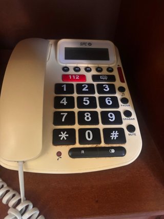 Teléfono fijo SPC números grandes