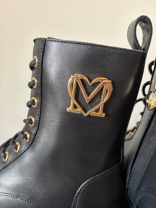 Love Moschino Stivaletti Neri in Pelle taglia 36