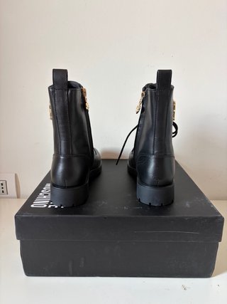 Love Moschino Stivaletti Neri in Pelle taglia 36