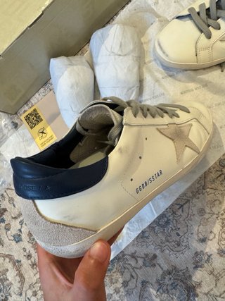 Zapatillas Golden Goose GGDB/SSTAR Blancas y Azul