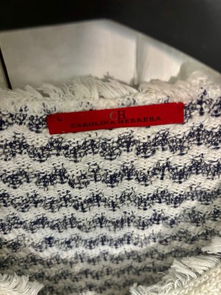 Chaqueta Punto Carolina Herrera Rayas