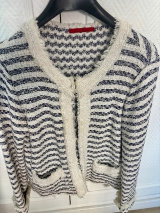 Chaqueta Punto Carolina Herrera Rayas