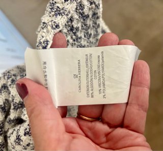 Chaqueta Punto Carolina Herrera Rayas