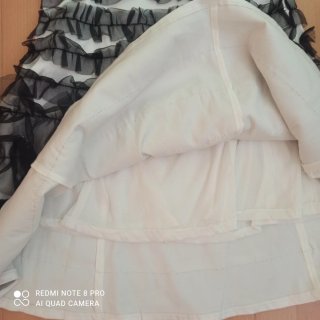 Vestido fiesta juvenil volantes
