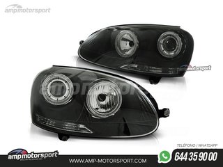 FAROS DELANTEROS OJOS DE ANGEL PARA VOLKSWAGEN GOLF / VARIANT / JETTA MK5