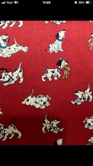 Foulard 101 Dalmatians in seta