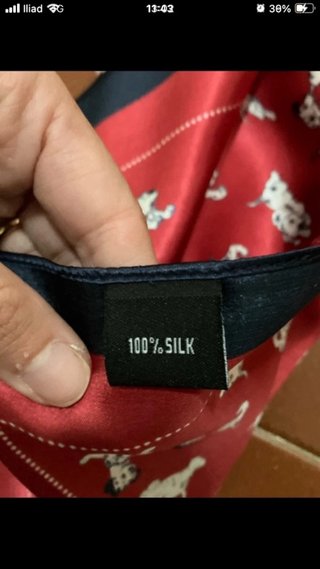 Foulard 101 Dalmatians in seta