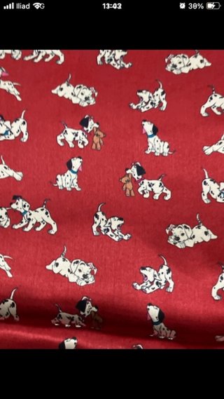 Foulard 101 Dalmatians in seta