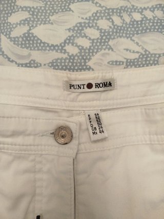 Pantalón corto vaquero blanco