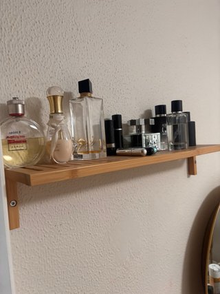 Perchero y Estanteria madera ikea
