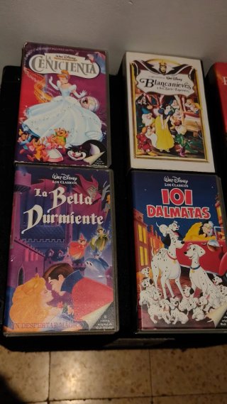 Lote 6 Películas VHS Disney Clásicos