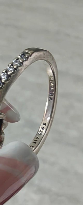 Anillo Pandora Doble Corazón Plata