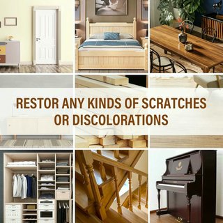 Kit Reparación Madera 6 Colores para Muebles y Pisos