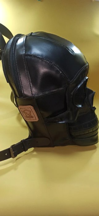 Mochila calavera piel vacuno