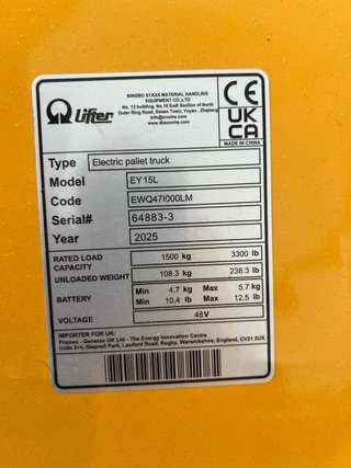 Transpaleta Eléctrica Litio Setegar