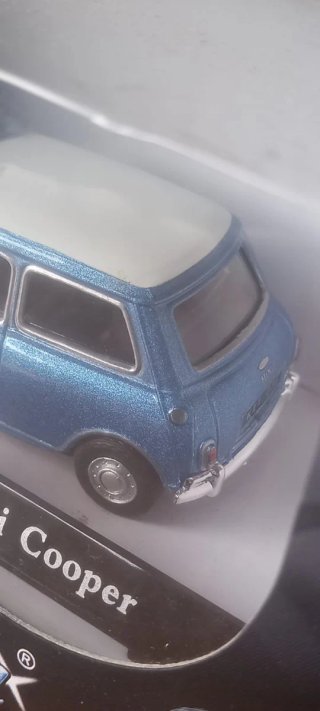 Mini Cooper Cararama 1:43 Azul