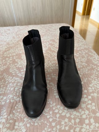 Botas Chelsea Negras Tacón