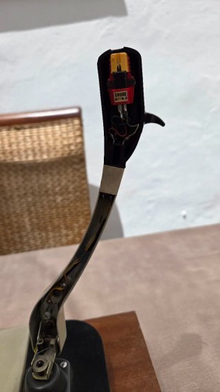 Thorens TD 124 Original con cápsula shure M77 M-D