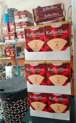 Lote 200 paquetes Filtros para cafetera  tamaño 4